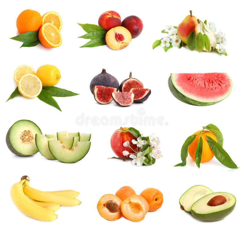 Set of freshness fruits