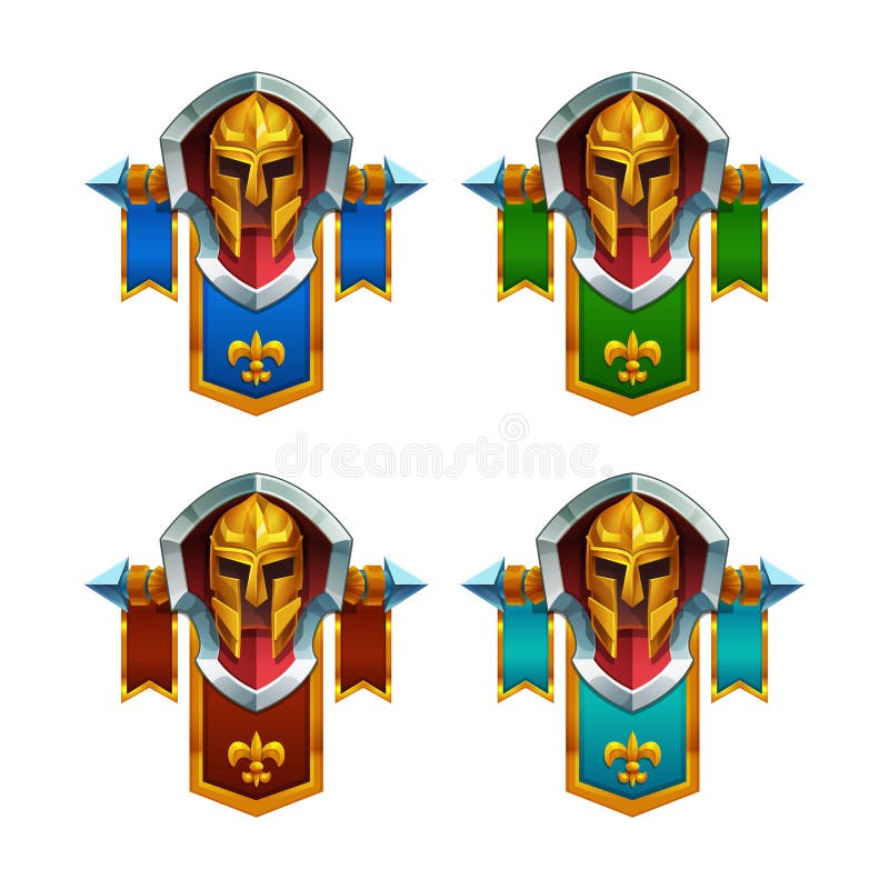 Funny Coat of Arms stock vector. Illustration of elegance 3698105