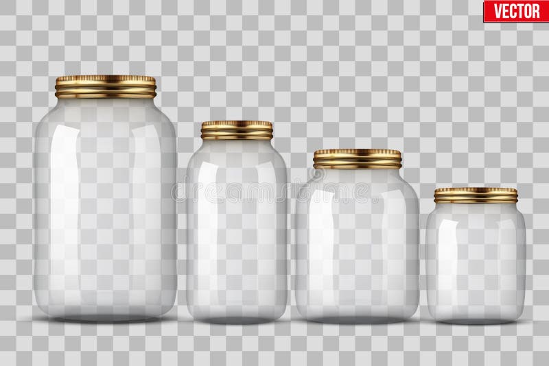 Set of Glass Jars for canning