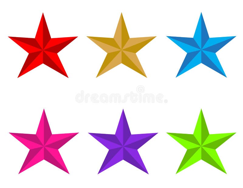 Set glossy star icon on white background. flat style. red, gold, blue, red, gold, blue,UFO Green, Plastic Pink, Proton Purple stock illustration Set glossy star icon on white background. flat style. red, gold, blue, red, gold, blue,UFO Green, Plastic Pink, Proton Purple stock illustration