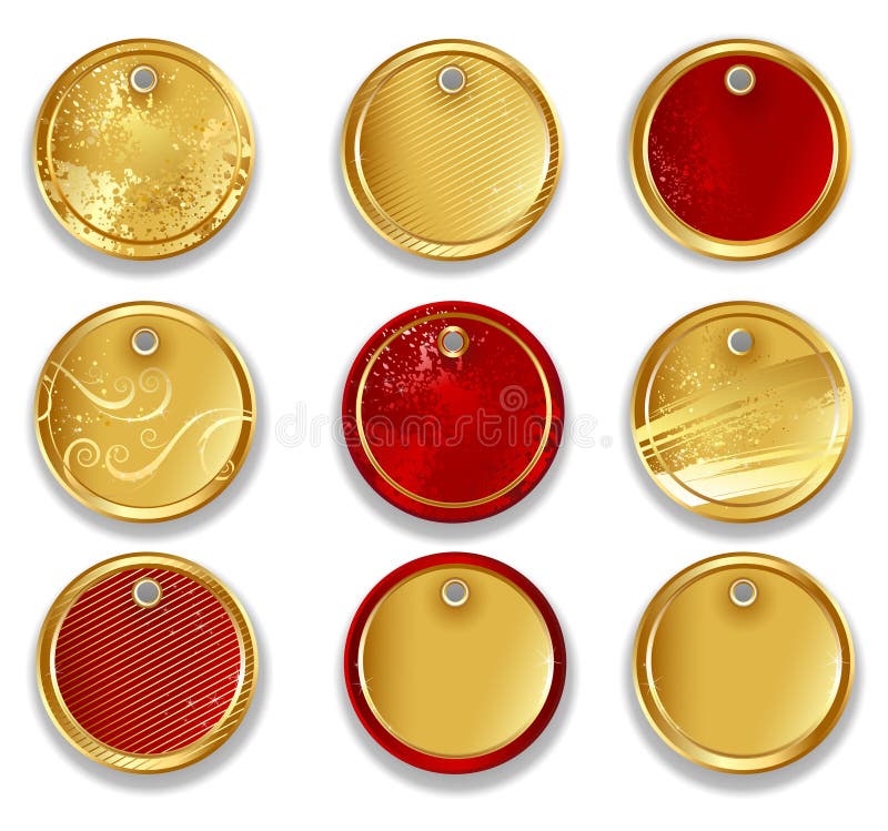 Round labels vector illustration Round labels vector illustration