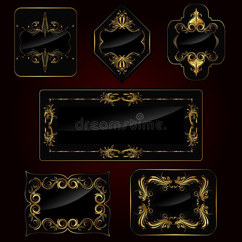 Set of Golden Frame