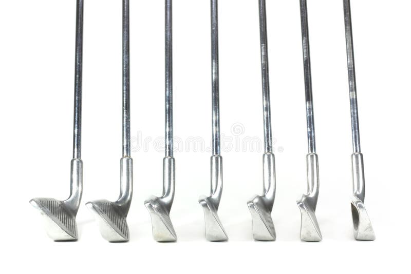Set of golf irons on stock photo. Image of steel, equipment 30468600
