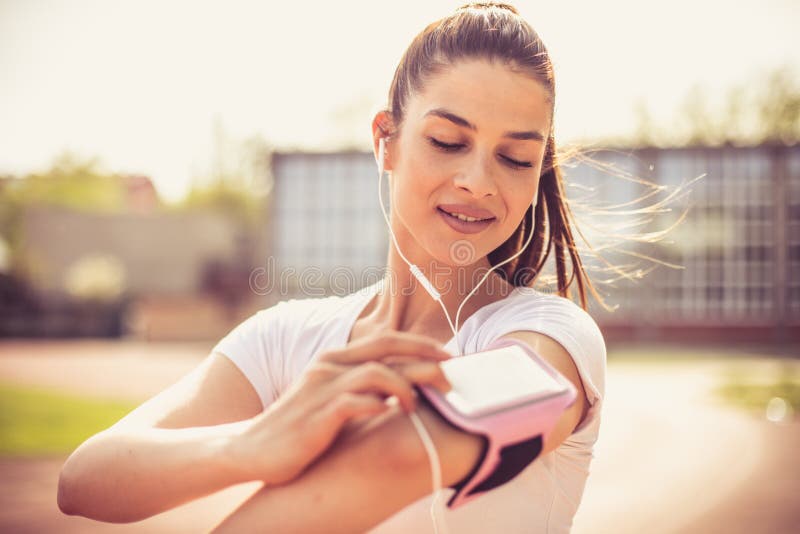 Set good music and go. stock images Set good music and go. stock images