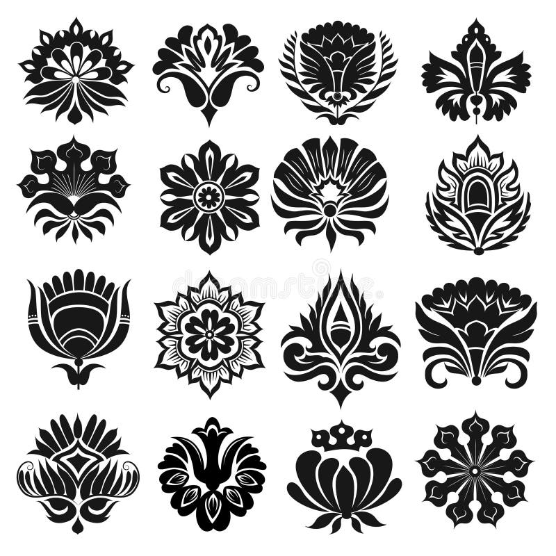 Set of Vector Graphic Elements Stock Vector - Illustration of design ...