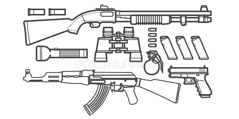 Рисунки оружия