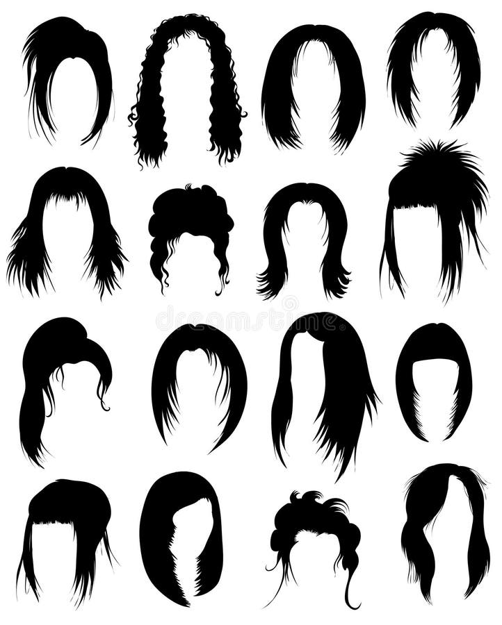 Hair Types Cartoon / Vector Illustration Stock Vector Illustration of