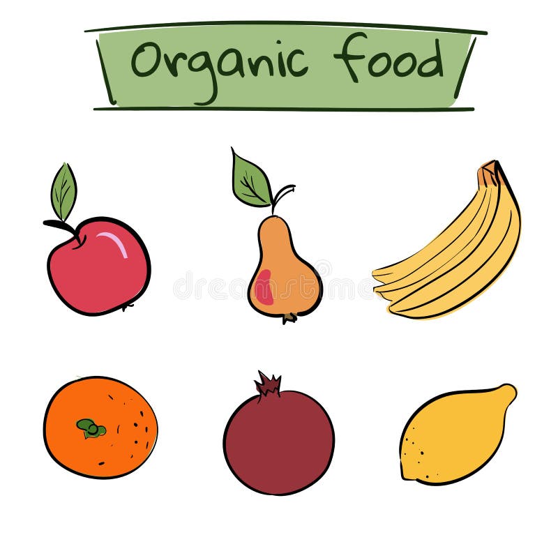 Health food doodle Stock Photos, Royalty Free Health food doodle Images |  Depositphotos