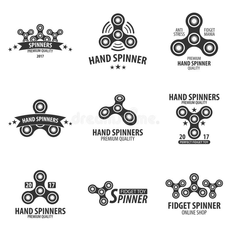 Spinner Logo Emblems Stock Illustrations 73 Spinner Logo Emblems