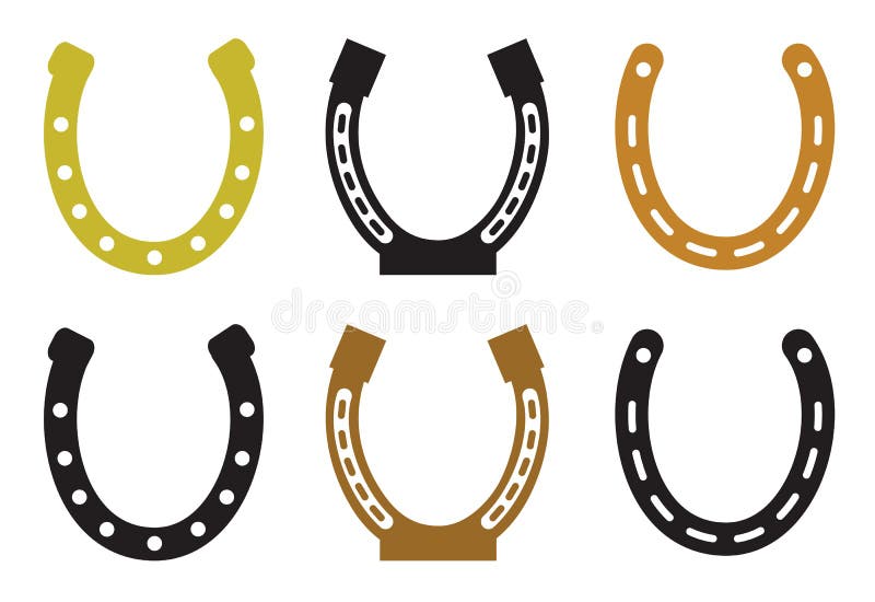 Horseshoe Stock Illustrations – 35,738 Horseshoe Stock