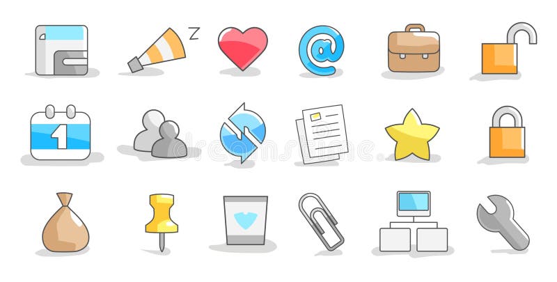 Set of icons