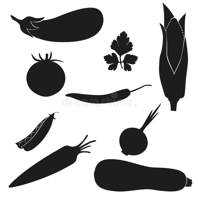 Set of icons vegetables