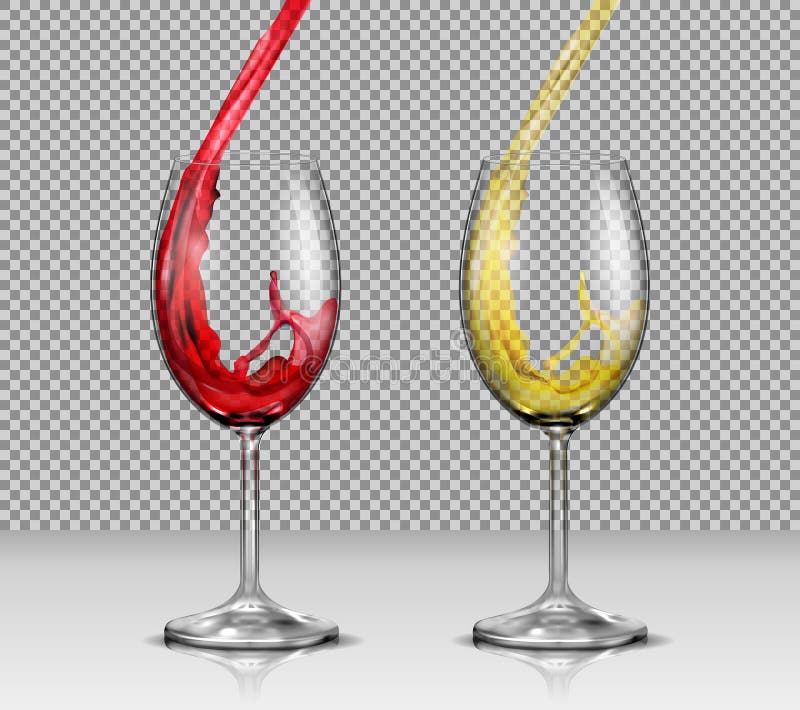 Set of wine glasses and cups Royalty Free Vector Image