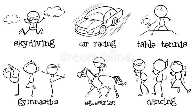 Set of Indoor and Outdoor Activities Stock Vector - Illustration of cartoon, kids: 36429169 Set of Indoor and Outdoor Activities Stock Vector - Illustration of cartoon, kids: 36429169