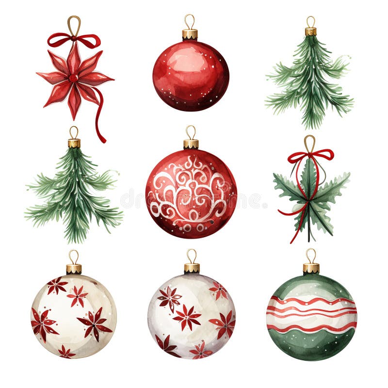 Set of Isolated Christmas Tree in 55 Styles Stock Vector - Illustration ...