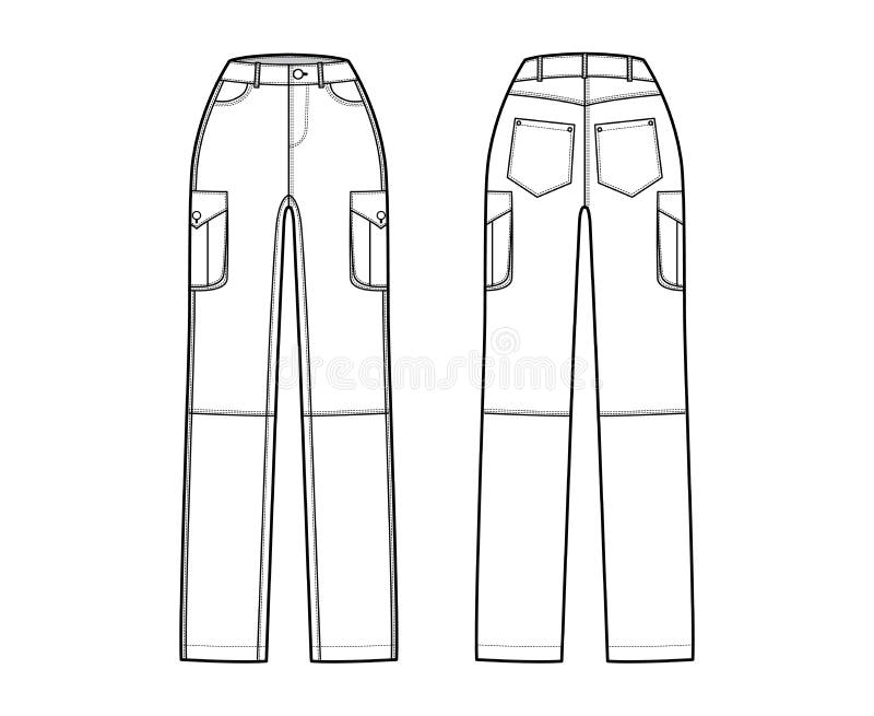 Denim Fit Vector Sketch Set Stock Illustrations – 469 Denim Fit Vector ...