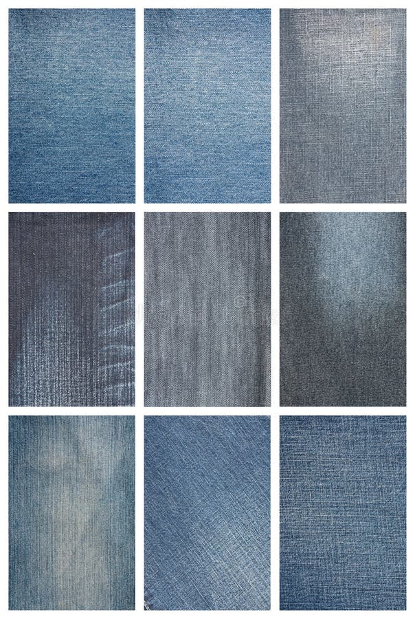 Set jeans texture