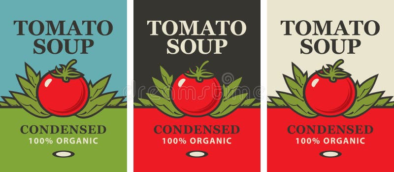 Soup Labels Stock Illustrations – 393 Soup Labels Stock Illustrations