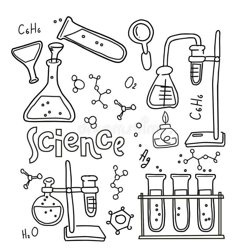 Lab Equipment Clipart Black And White Christmas