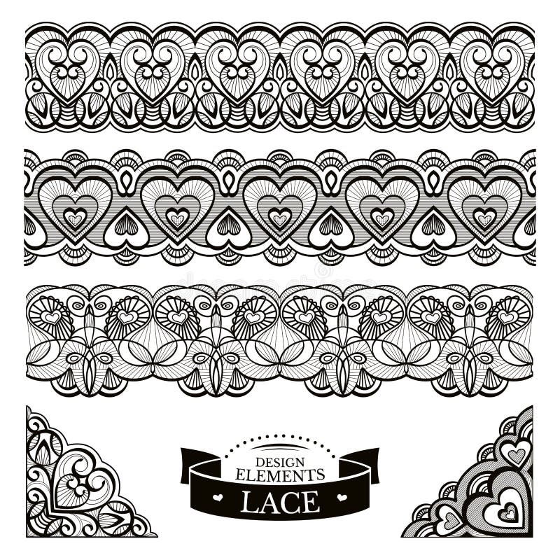 Lace Patterns Stock Illustrations – 16,686 Lace Patterns Stock