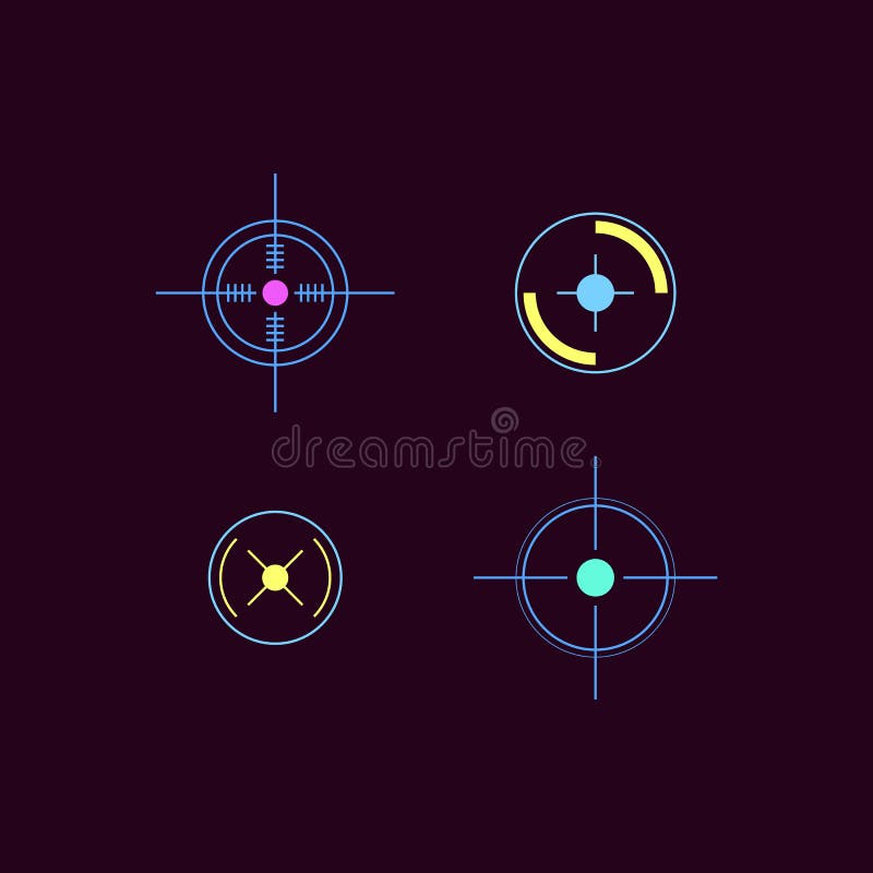 Laser Tag Gun Game Icon Vector Laser Tag Futuristic Logo Weapon