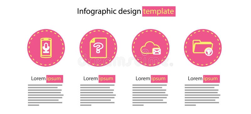 Set line Cloud mail server, Unknown directory, document and Mobile recording icon. Vector stock illustration