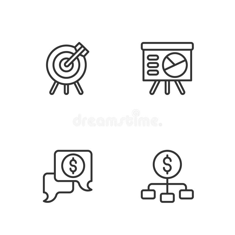 Set Line Hierarchy with Dollar, Business Negotiations, Target Financial