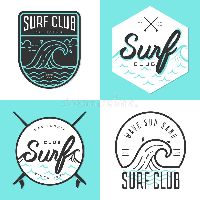Surf Stock Illustrations – 121,399 Surf Stock Illustrations, Vectors ...