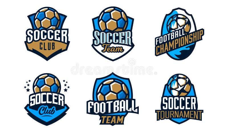 Premium Vector  Soccer championship logo club competition