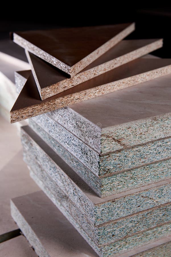 Set in the Manufacture of Chipboard Stock Photo Image of horizontal
