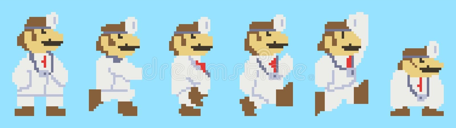 Set of Mario Cat Moves, Art of Super Mario Bros 3 Classic Video Game, Pixel  Design Vector Illustration Editorial Stock Image - Illustration of move,  game: 210763499