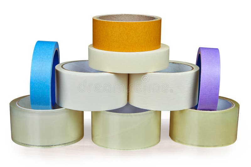 Packing Tape with Print. Masking Tape for Gift Wrapping. a Set of