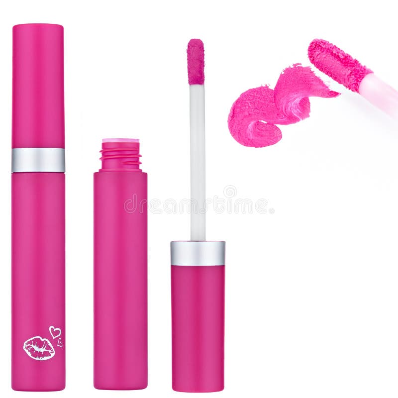 A set of matte lipstick royalty free stock photography