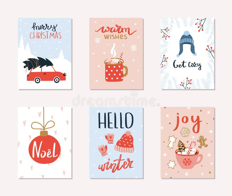 Cozy Holiday Tidings | 6 Card Set Cozy Holiday Tidings | 6 Card Set