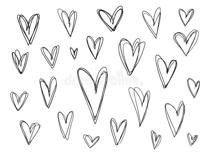 Love Heart Outline Messy Stock Illustrations 242 Love Heart Outline Messy Stock Illustrations Vectors Clipart Dreamstime