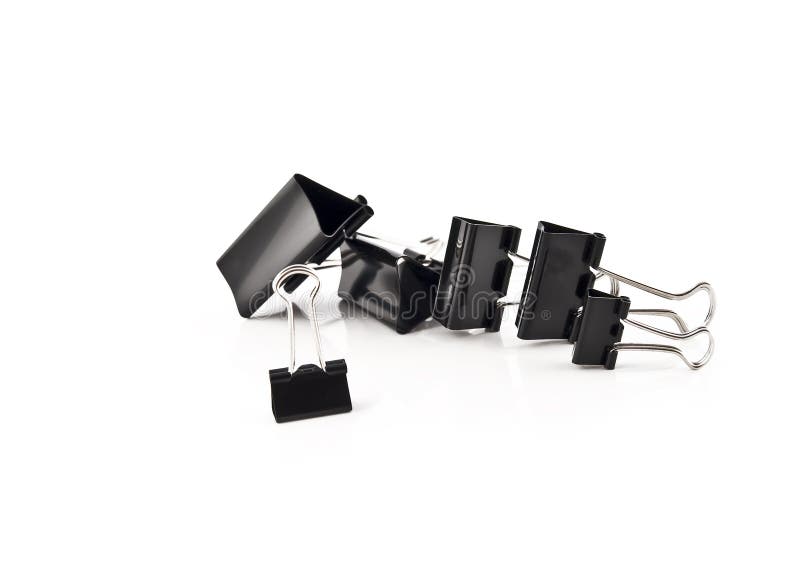 Set of metal binders stock photo. Image of occupation 11626908