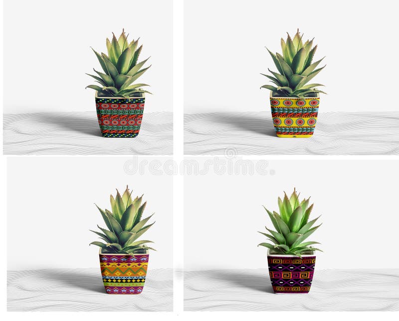 Outdoor ceramic pots stock image. Image of fresh, ceramic 149740431