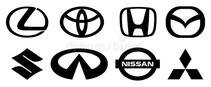 Suzuki brand logo symbol black design japan car Vector Image