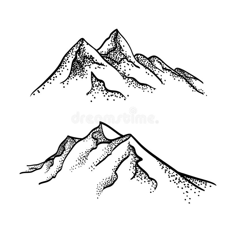 Set Mountains Sketch. Hand Drawn Vector Illustration Stock Vector - Illustration of tattoo, hill: 217077184 Set Mountains Sketch. Hand Drawn Vector Illustration Stock Vector - Illustration of tattoo, hill: 217077184