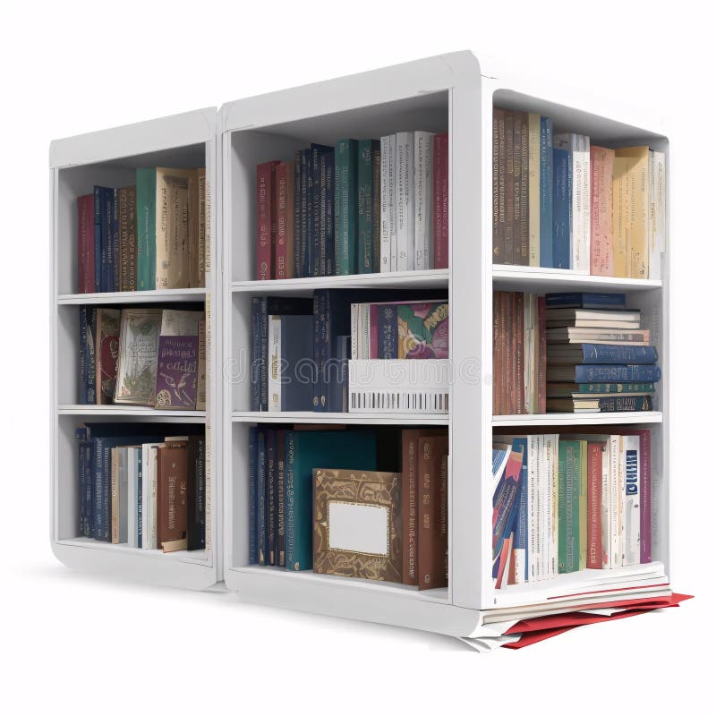 Set of multicultural students dressed casual holding books isolated on a white background. vector illustration