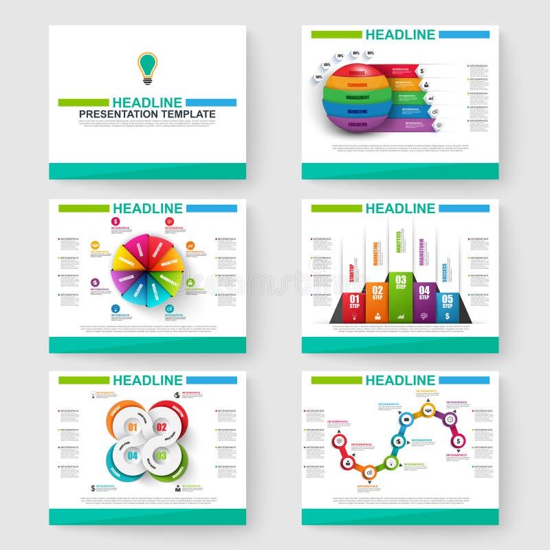 set multipurpose presentation infographic powerpoint templates business vector brochures flyer magazine marketing 61332888
