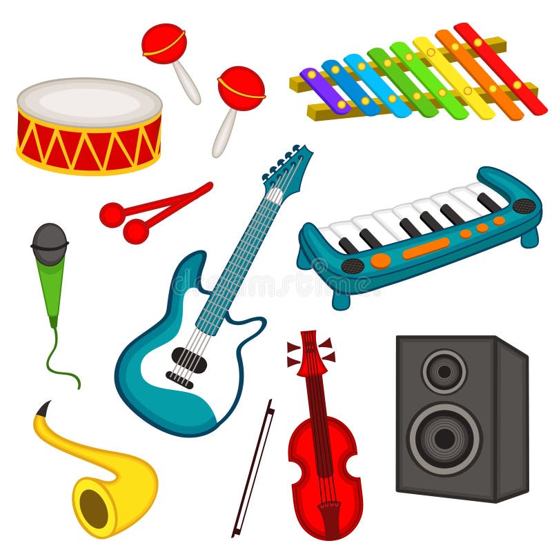 Set of musical instruments