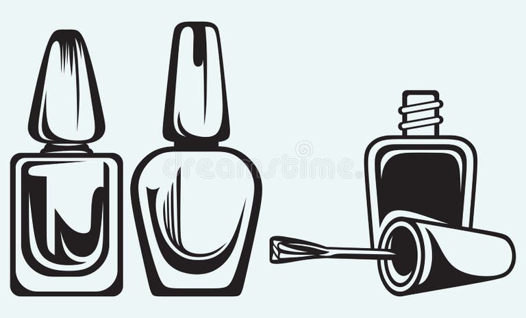 Nail Polish Bottle Drawing Stock Illustrations – 1,751 Nail Polish