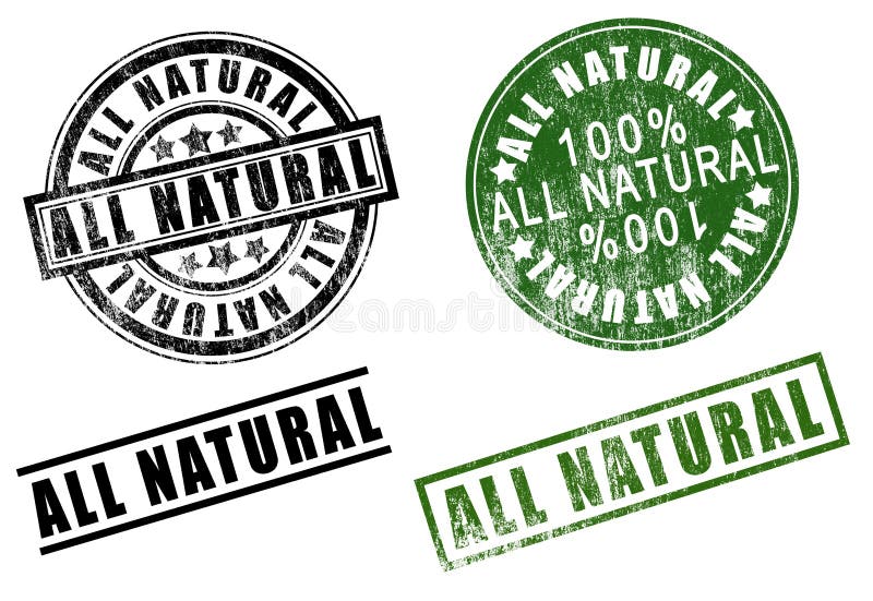 Set of 100 one hundred  percent All-Natural rubber stamps