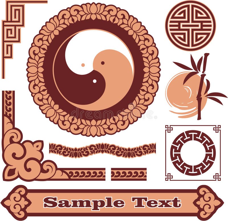 Oriental Design Elements stock vector. Illustration of elements 10622297
