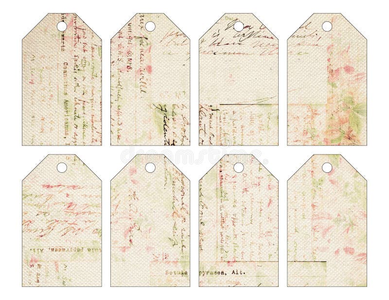 Set osiem podławych modnych grungy roczników bożych narodzeń etykietek z antykwarskim handwriting ilustracji Set osiem podławych modnych grungy roczników bożych narodzeń etykietek z antykwarskim handwriting ilustracji