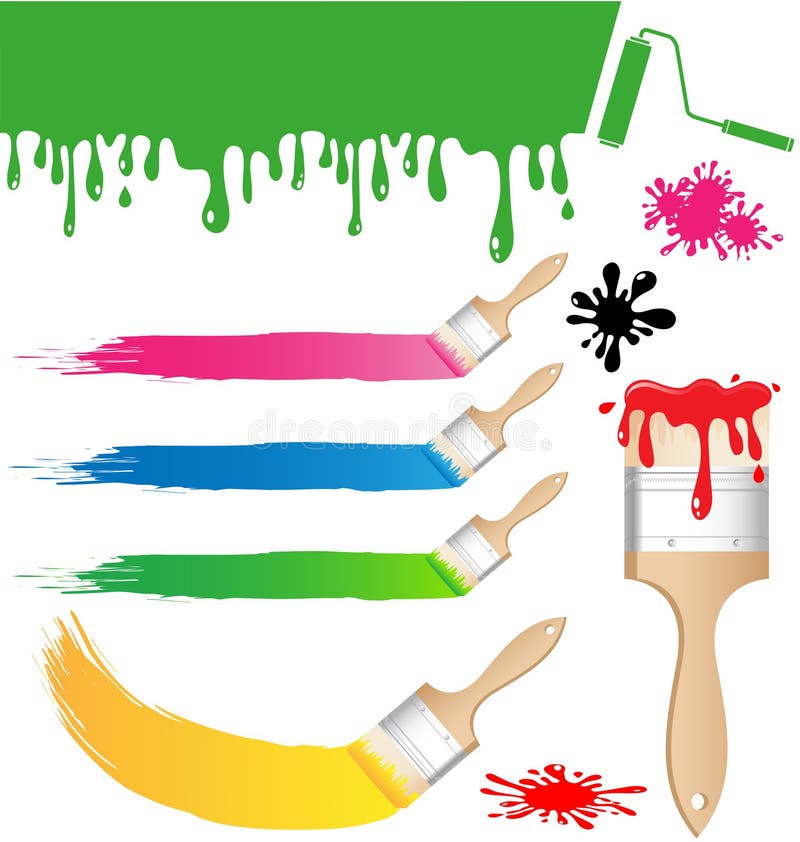 Paint Brushes Stock Illustrations – 33,338 Paint Brushes Stock  Illustrations, Vectors & Clipart - Dreamstime