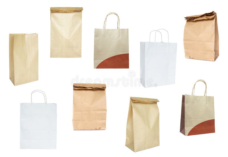 Set of paper bags