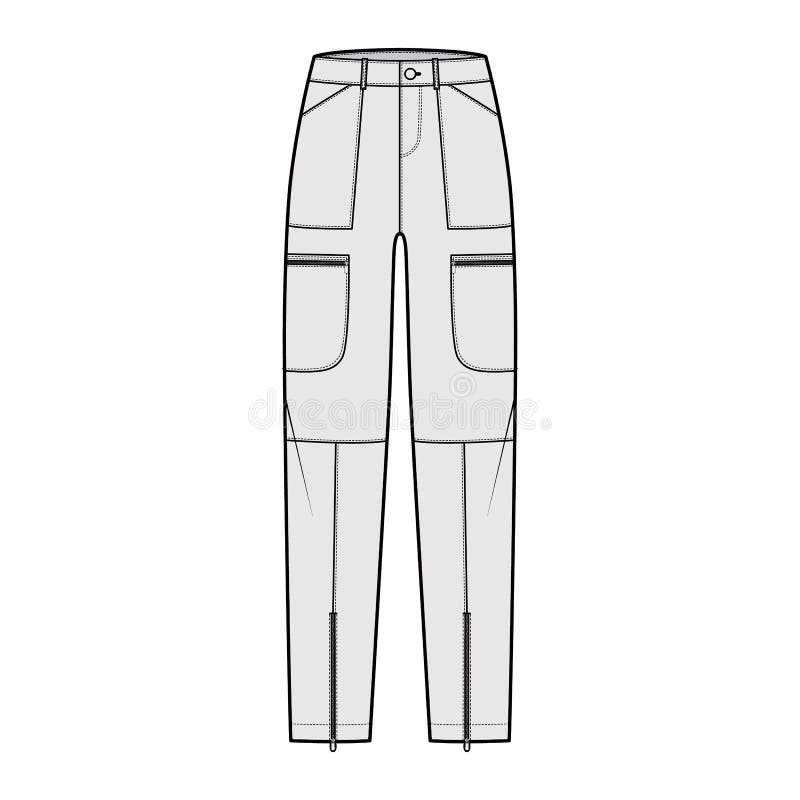 Parachute Pants Mockup Stock Illustrations – 17 Parachute Pants Mockup ...