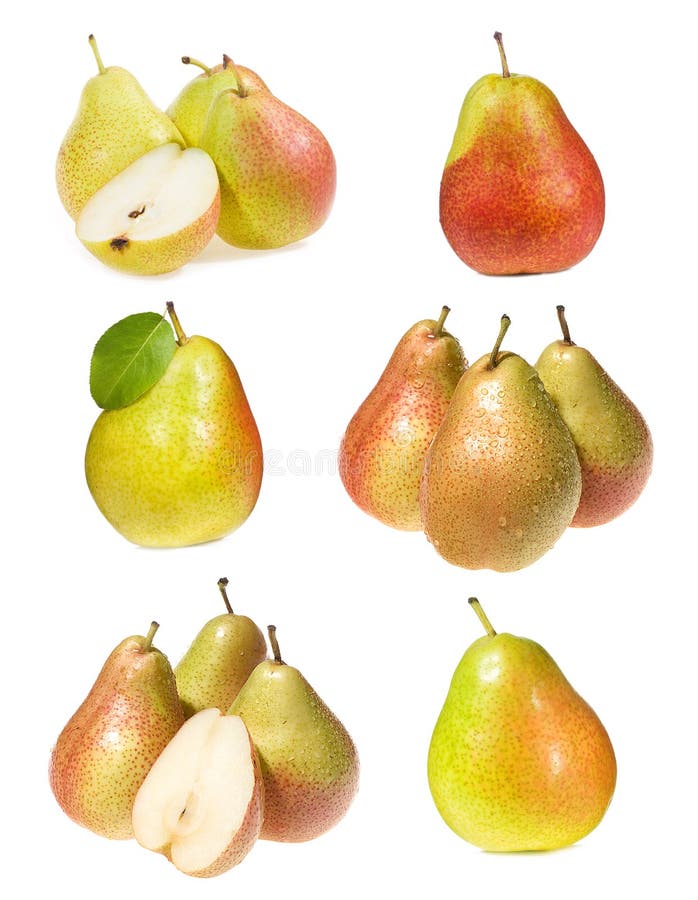 Set with pears